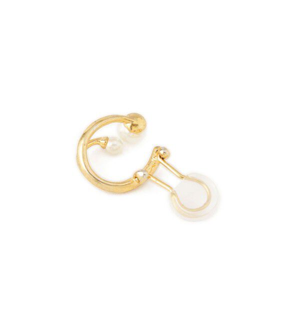 ROPE PICNIC PASSAGE「パールデザインサークルクリップイヤリング」|イヤリング|