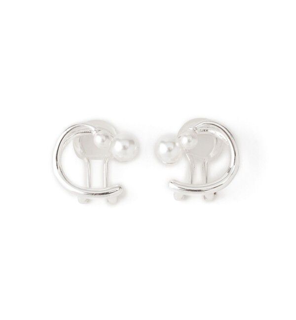 ROPE PICNIC PASSAGE「パールデザインサークルクリップイヤリング」|イヤリング|