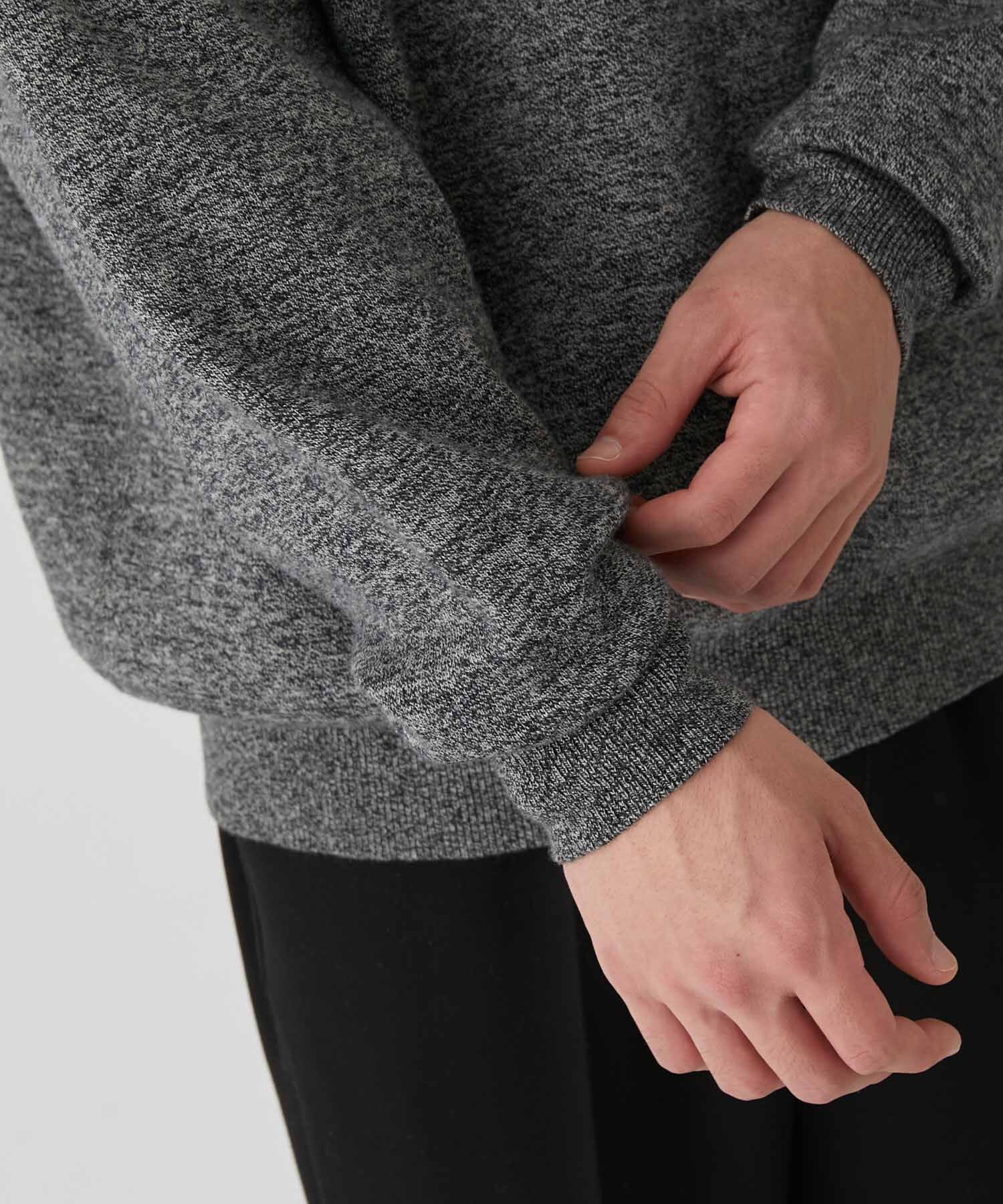 ADAM ET ROPE'「《ドラマ着用》杢スウェット クルーネック ニットプルオーバー/ヘビーウエイト/ユニセックス」|ニット・セーター|