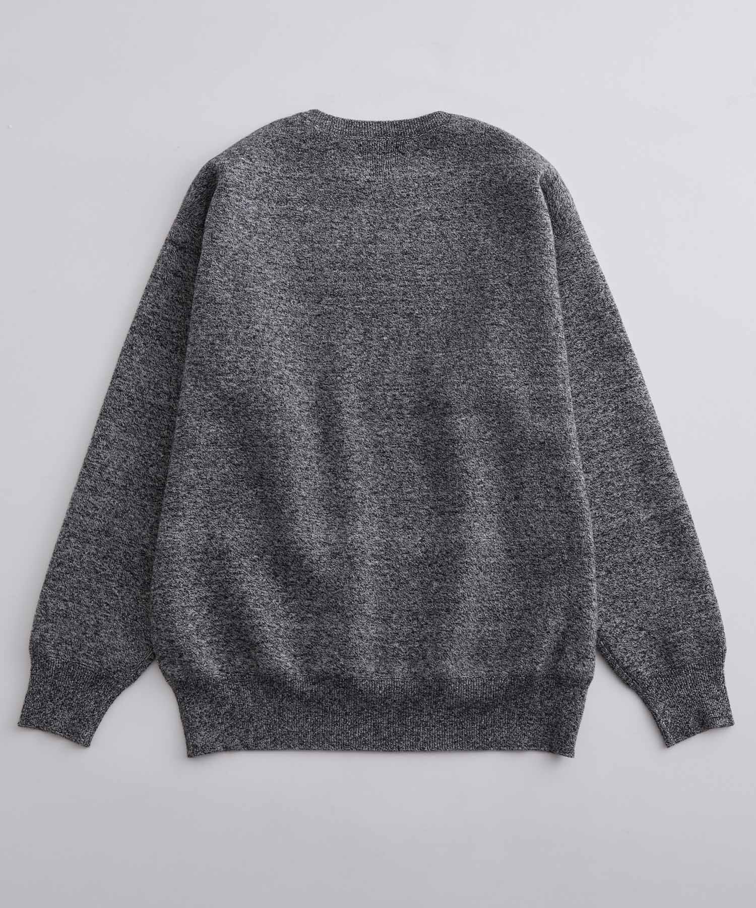 ADAM ET ROPE'「《ドラマ着用》杢スウェット クルーネック ニットプルオーバー/ヘビーウエイト/ユニセックス」|ニット・セーター|
