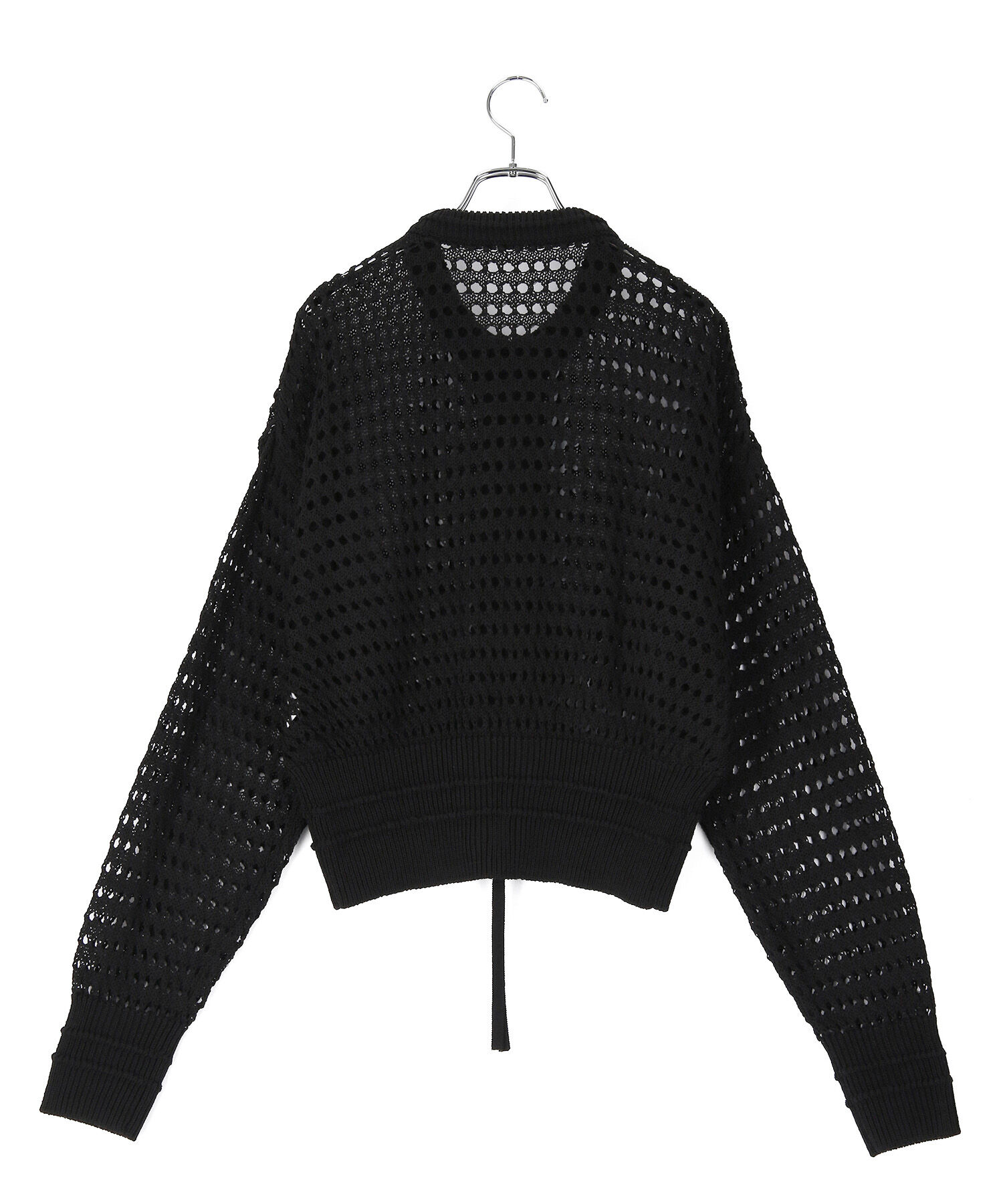 ADAM ET ROPE'「【WEB限定】メッシュニットブルゾン」|カーディガン|