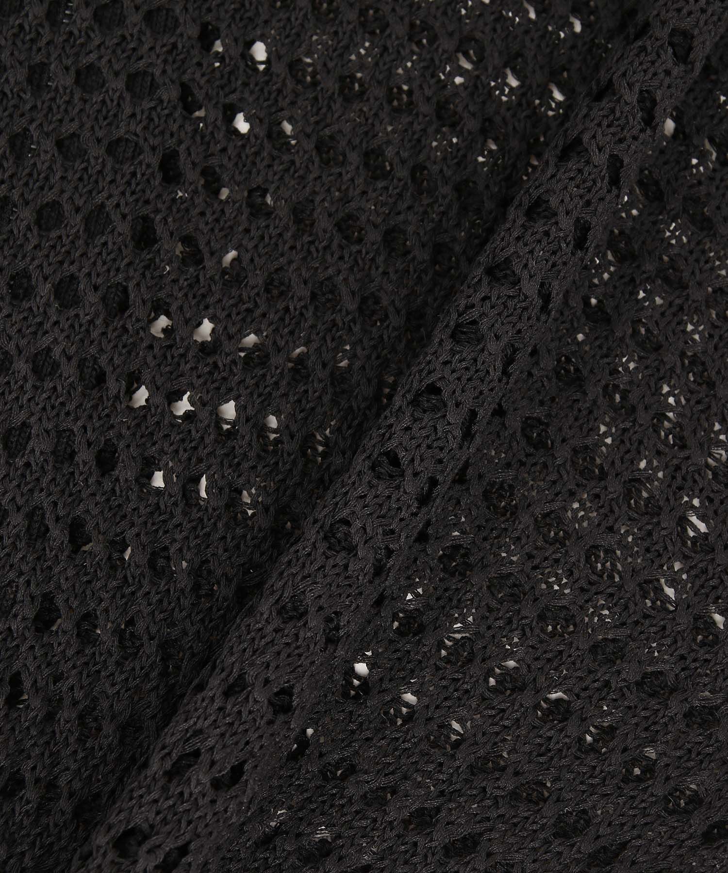 ADAM ET ROPE'「【WEB限定】メッシュニットブルゾン」|カーディガン|