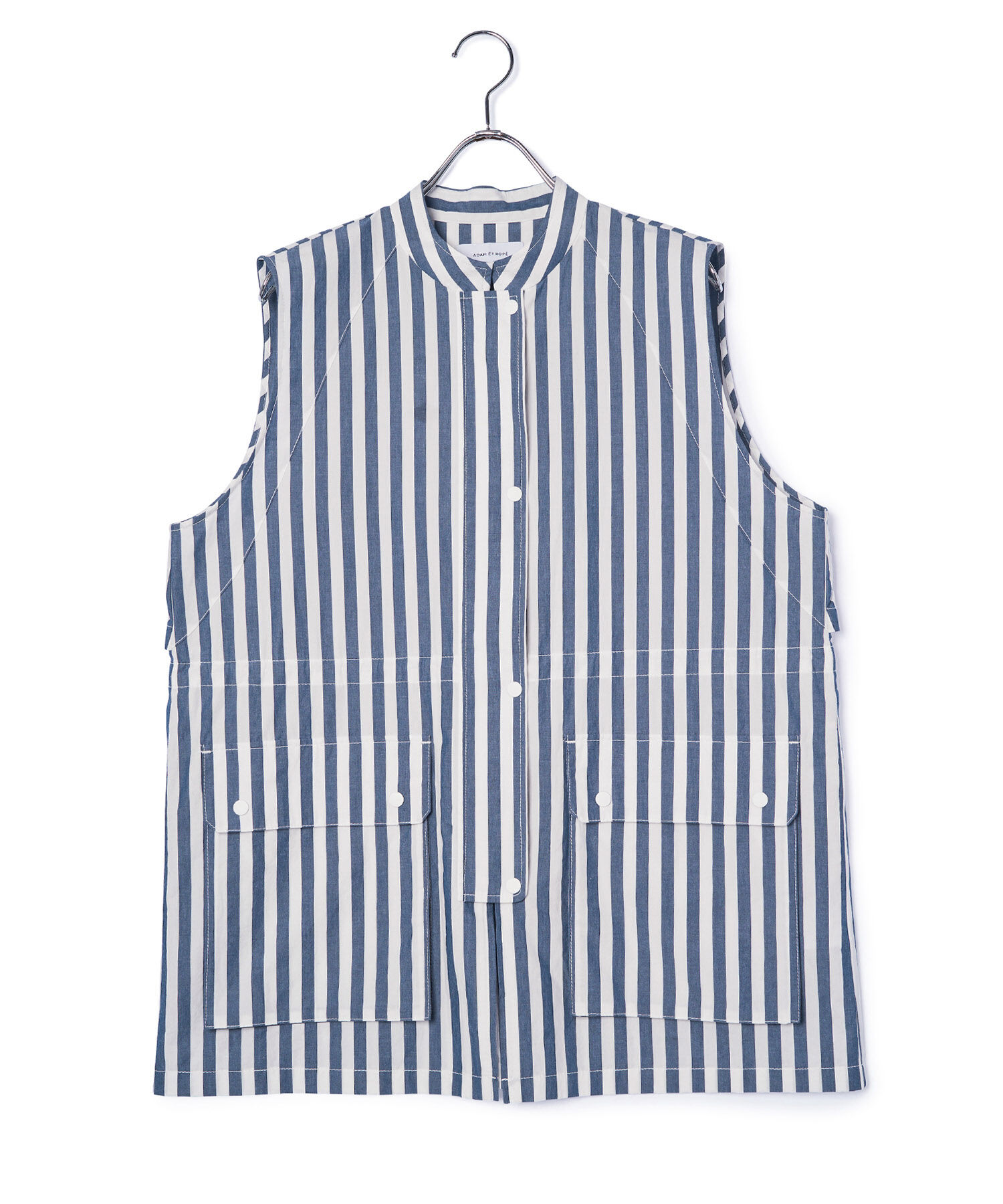 ADAM ET ROPE'「【サステナブル】シャツベスト」|シャツ・ブラウス|