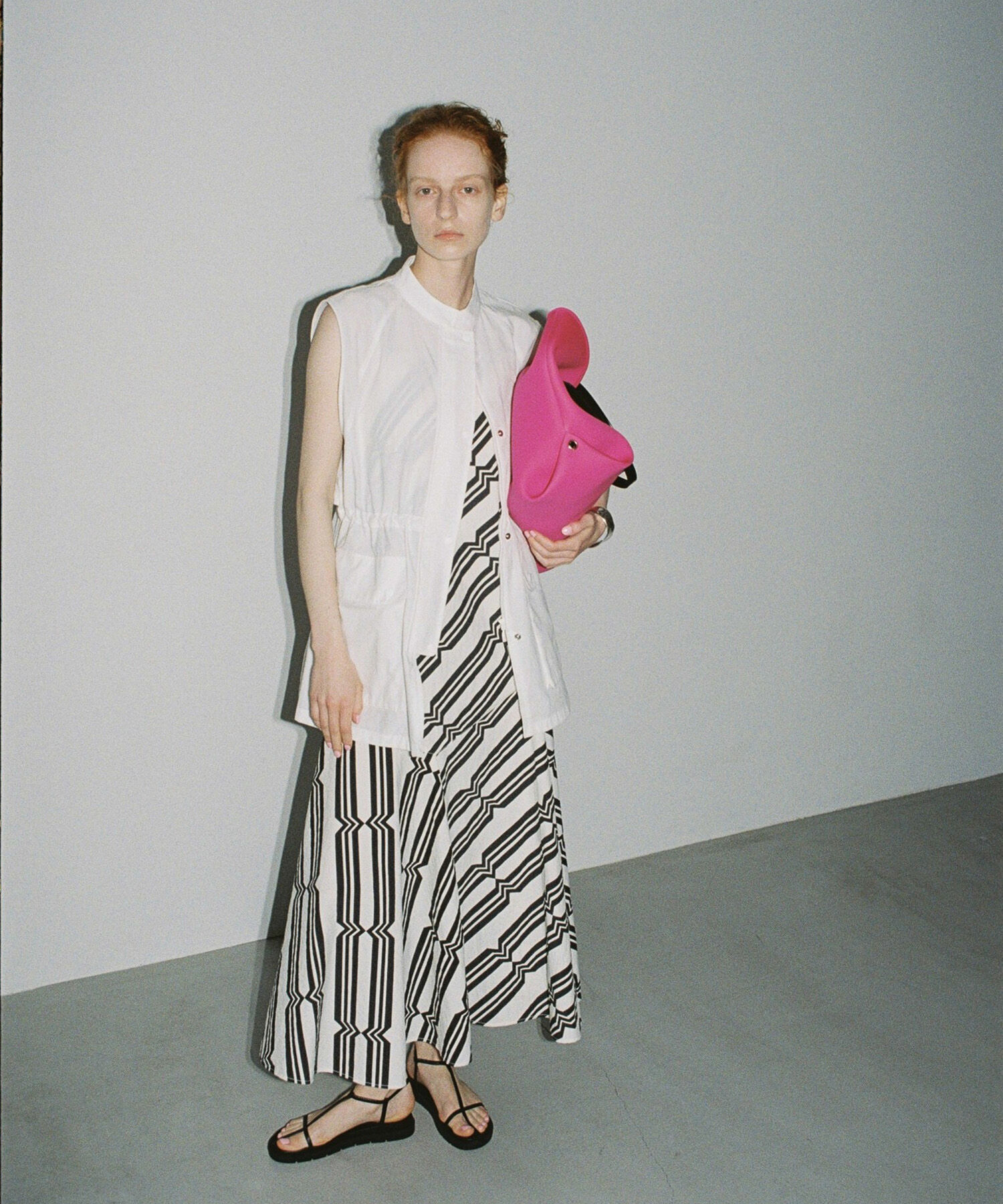 ADAM ET ROPE'「【サステナブル】シャツベスト」|シャツ・ブラウス|