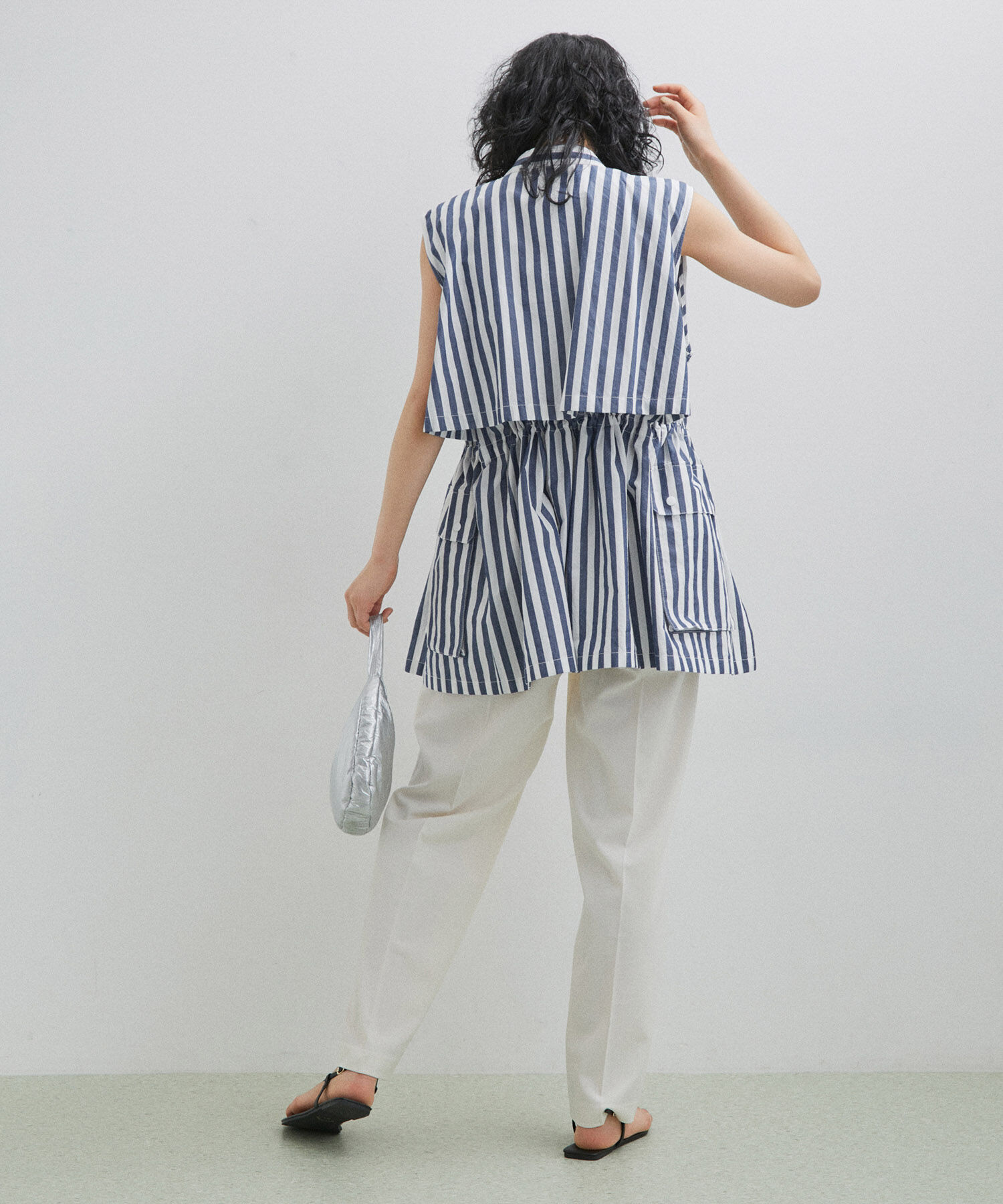 ADAM ET ROPE'「【サステナブル】シャツベスト」|シャツ・ブラウス|