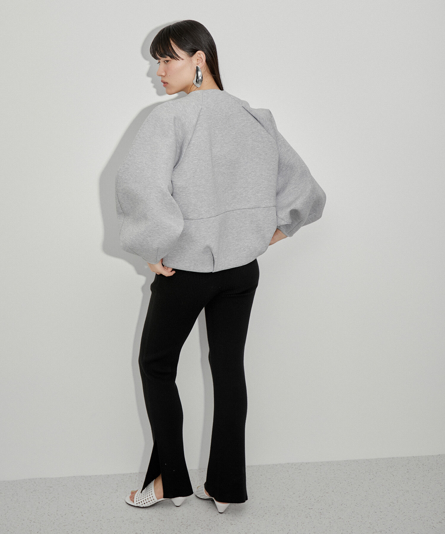 ADAM ET ROPE'「【サステナブル】ダンボールコクーンブルゾン」|ブルゾン・スタジャン|