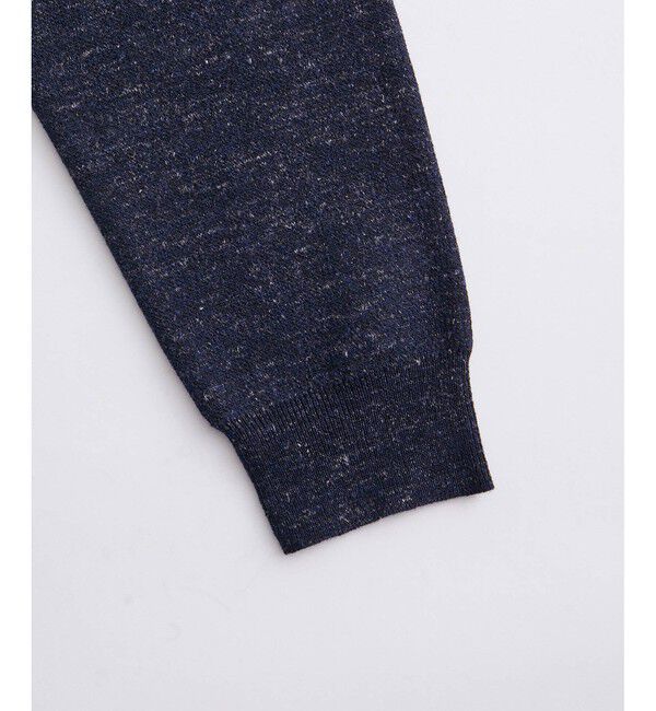 ADAM ET ROPE'「《リバーシブル》リネンミックス ニット プルオーバー / ロングシーズン着用可能 / ユニセックス」|ニット・セーター|