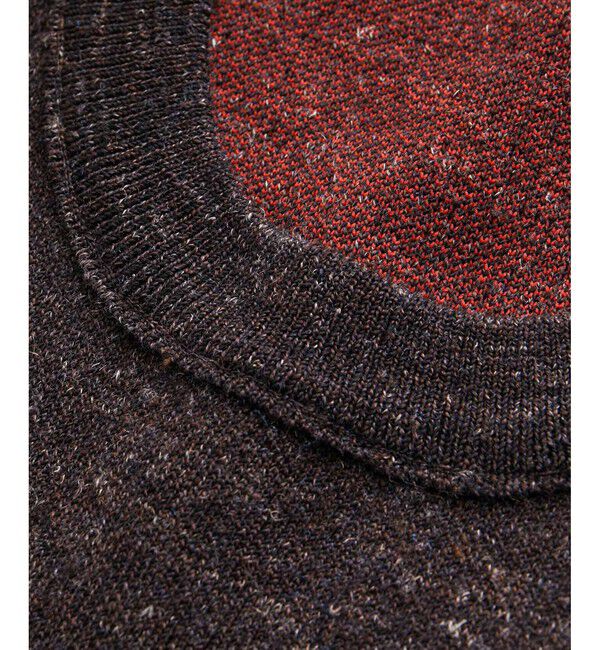 ADAM ET ROPE'「《リバーシブル》リネンミックス ニット プルオーバー / ロングシーズン着用可能 / ユニセックス」|ニット・セーター|