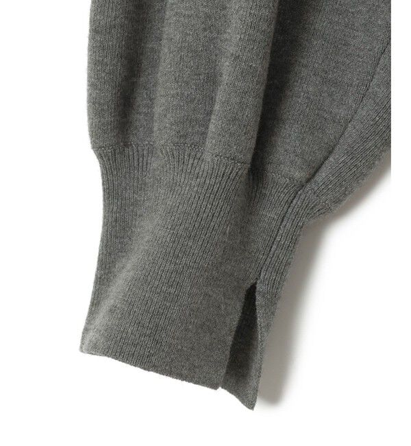 ADAM ET ROPE'「【WEB限定・サステナブル】ポロニットドットスカートコンビワンピース」|ワンピース|