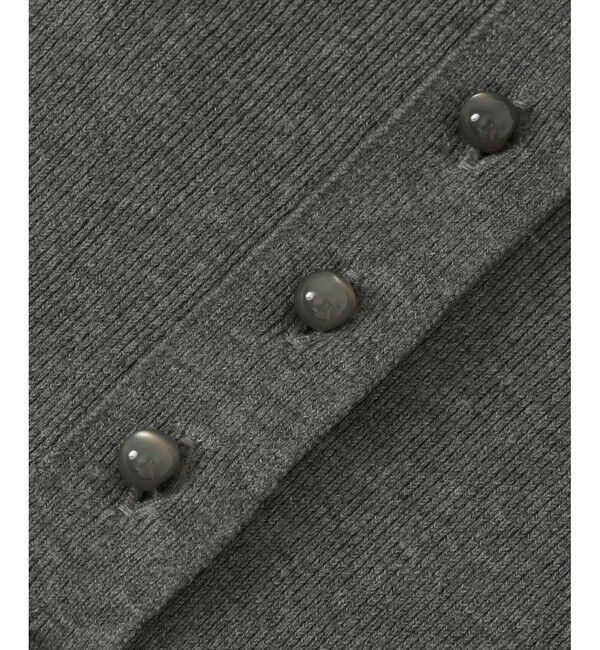 ADAM ET ROPE'「【WEB限定・サステナブル】ポロニットドットスカートコンビワンピース」|ワンピース|