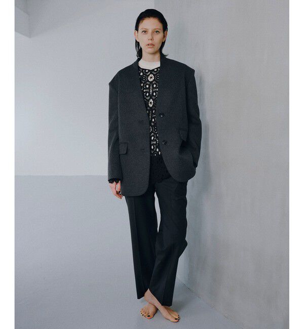 ADAM ET ROPE'「ミニスカートレイヤードスラックス」|スラックス|