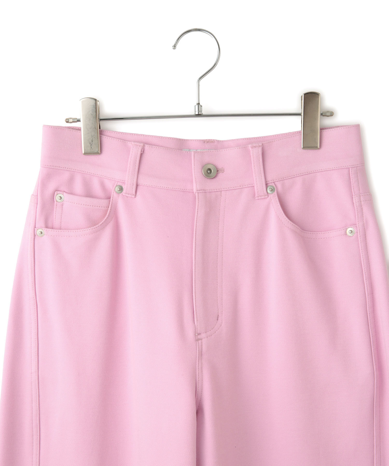 ADAM ET ROPE'「ハイストレッチカルゼパンツ」|チノ|