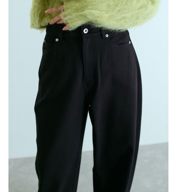 ADAM ET ROPE'「ハイストレッチカルゼパンツ」|チノ|