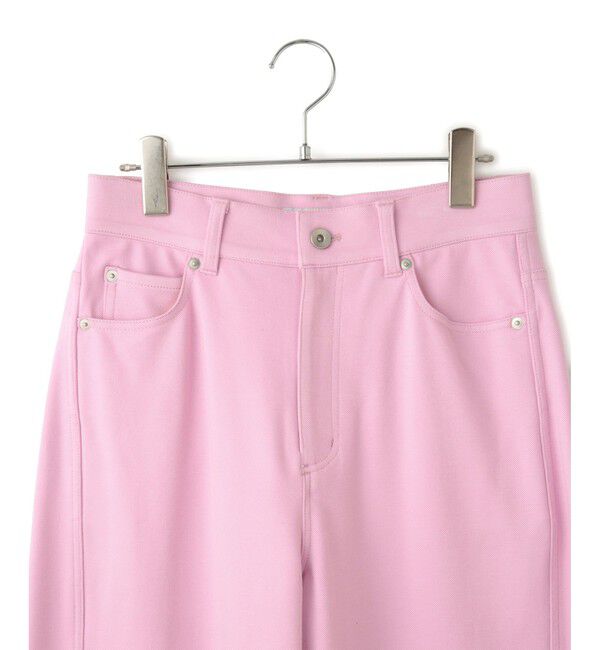 ADAM ET ROPE'「ハイストレッチカルゼパンツ」|チノ|