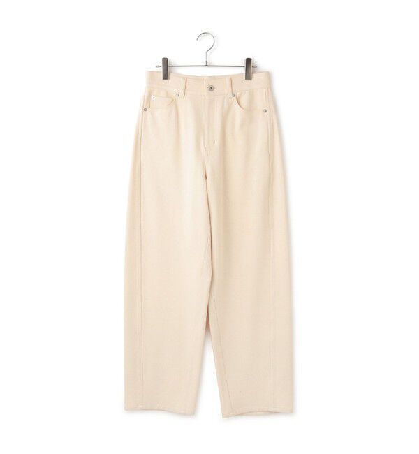 ADAM ET ROPE'「ハイストレッチカルゼパンツ」|チノ|