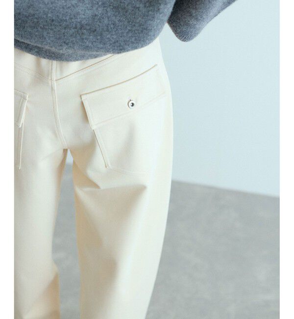ADAM ET ROPE'「ハイストレッチカルゼパンツ」|チノ|