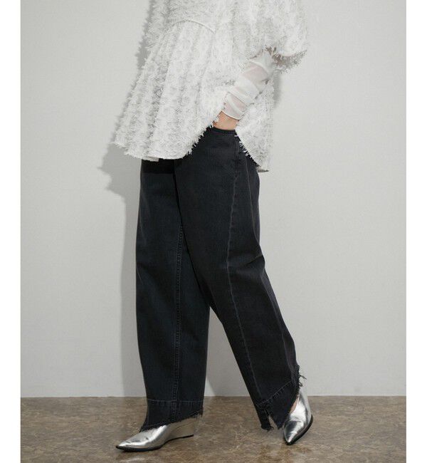 ADAM ET ROPE'「【サステナブル】ルーズフィットアジャストデニム」|デニム|クロサブ