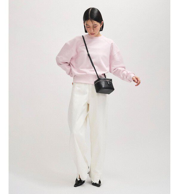 ADAM ET ROPE'「【サステナブル】ルーズフィットアジャストデニム」|デニム|