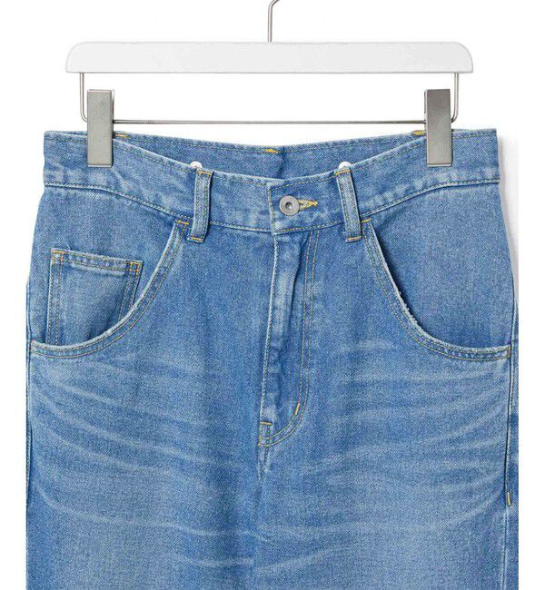 ADAM ET ROPE'「【サステナブル】ルーズフィットアジャストデニム」|デニム|