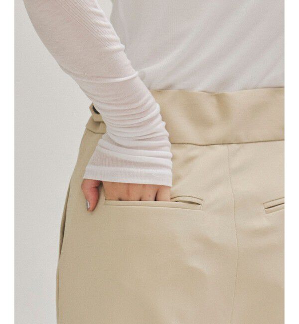 ADAM ET ROPE'「【WEB限定】・【撥水】骨格別スラックス ナチュラル」|スラックス|
