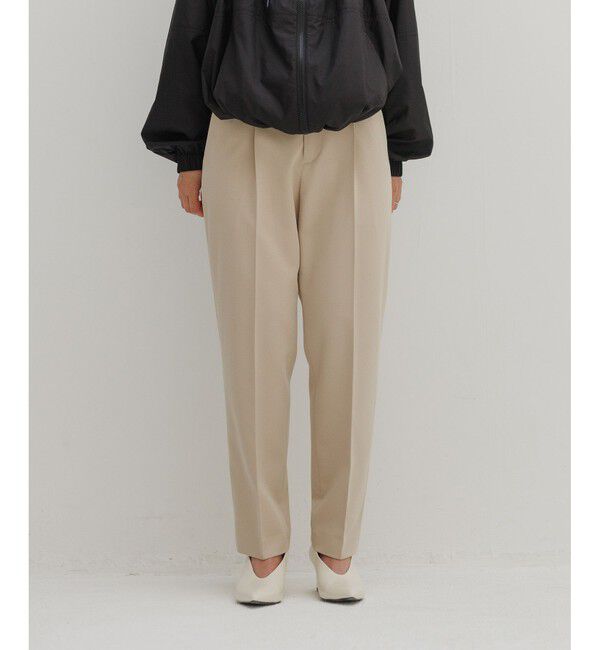 ADAM ET ROPE'「【WEB限定】・【撥水】骨格別スラックス ウェーブ」|スラックス|ベージュ