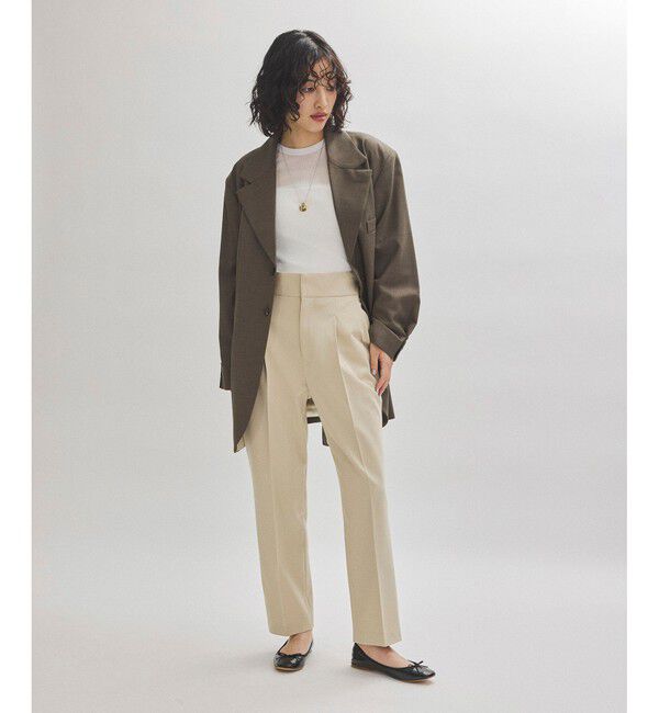 ADAM ET ROPE'「【WEB限定】・【撥水】骨格別スラックス ウェーブ」|スラックス|