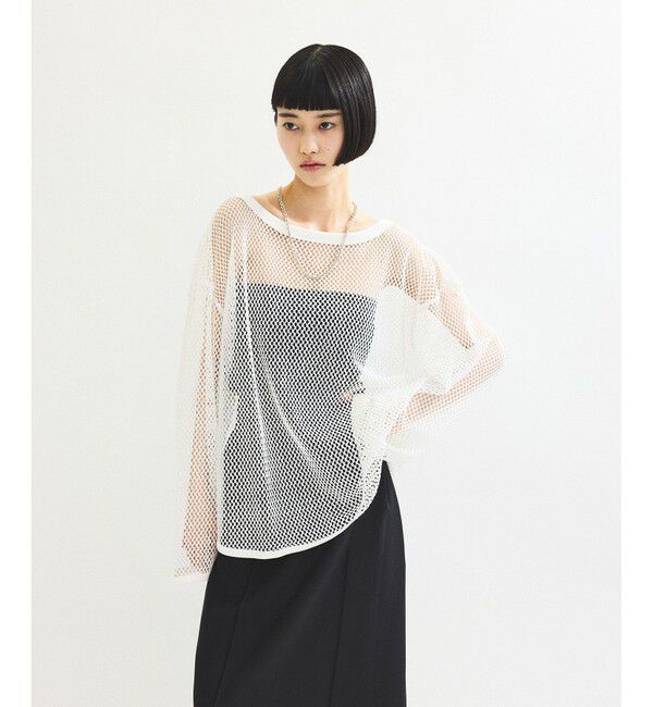 ADAM ET ROPE'「メッシュロンT」|Tシャツ・カットソー|