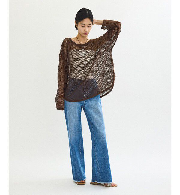 ADAM ET ROPE'「メッシュロンT」|Tシャツ・カットソー|