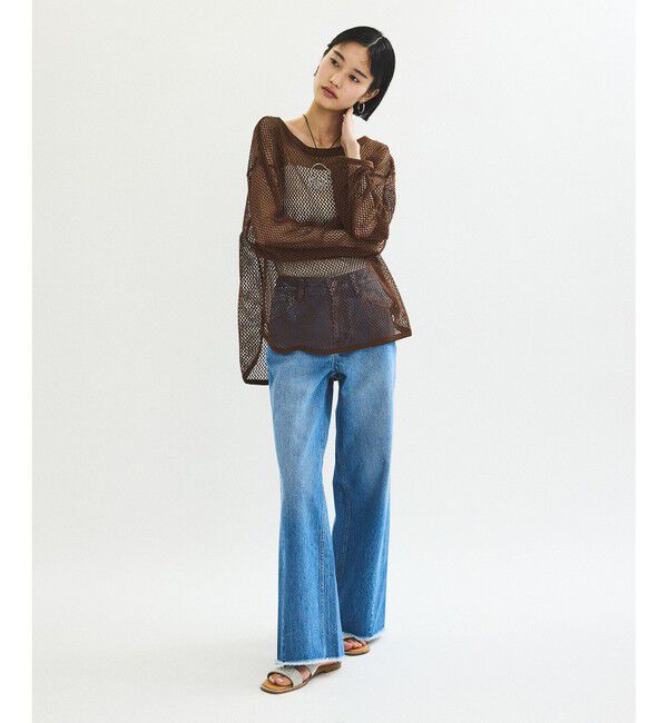 ADAM ET ROPE'「メッシュロンT」|Tシャツ・カットソー|