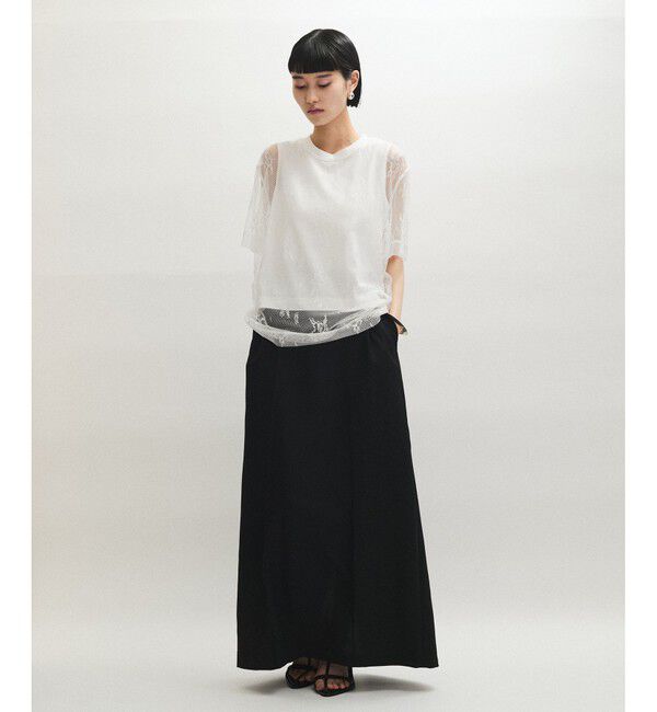 ADAM ET ROPE'「レースTEE」|Tシャツ・カットソー|