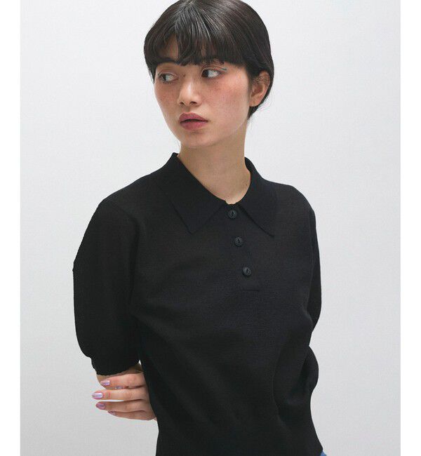ADAM ET ROPE'「ラミーニットポロシャツ」|ポロシャツ|