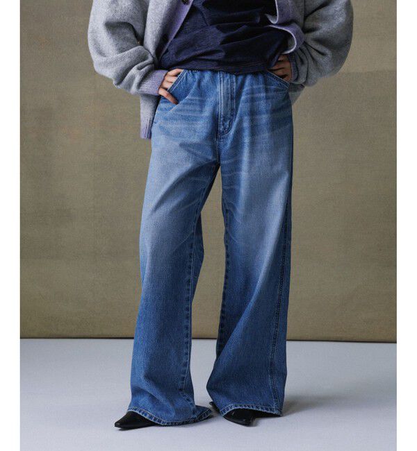 ADAM ET ROPE'「《別注》【Wrangler/ラングラー】WIDE FLARE JEAN / UNISEX」|デニム|