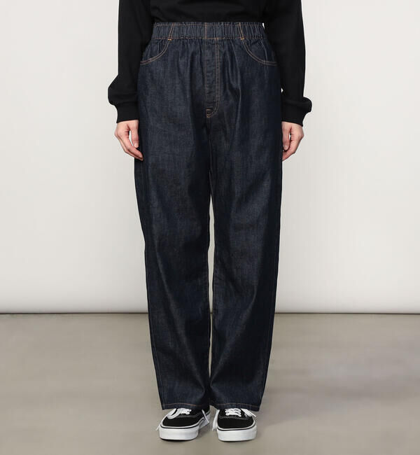 DANTON「DANTON | カラーデニム イージーパンツ WOMEN」|デニム|