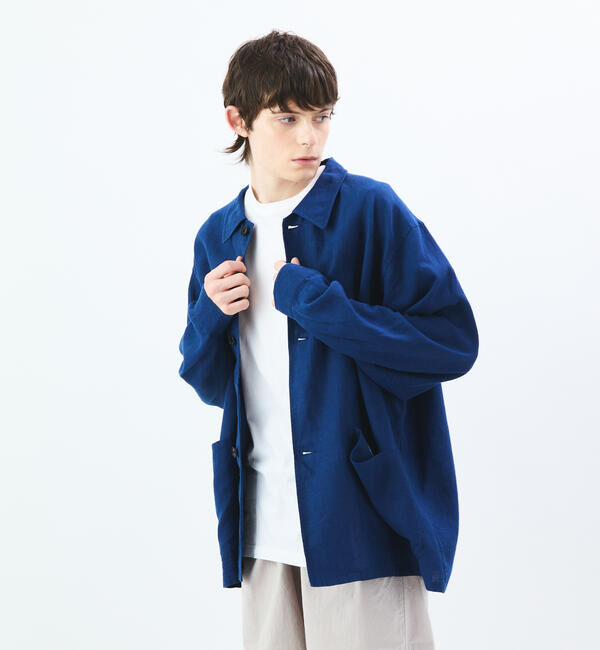 ORCIVAL「ORCIVAL | リネン カバーオールシャツ MEN」|シャツ・ブラウス|