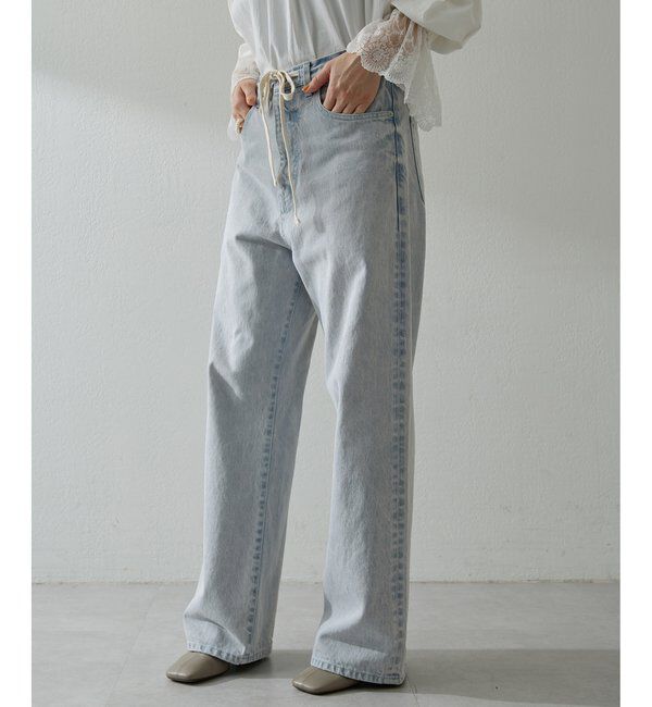  「ドロストデニムパンツ」|チノ|