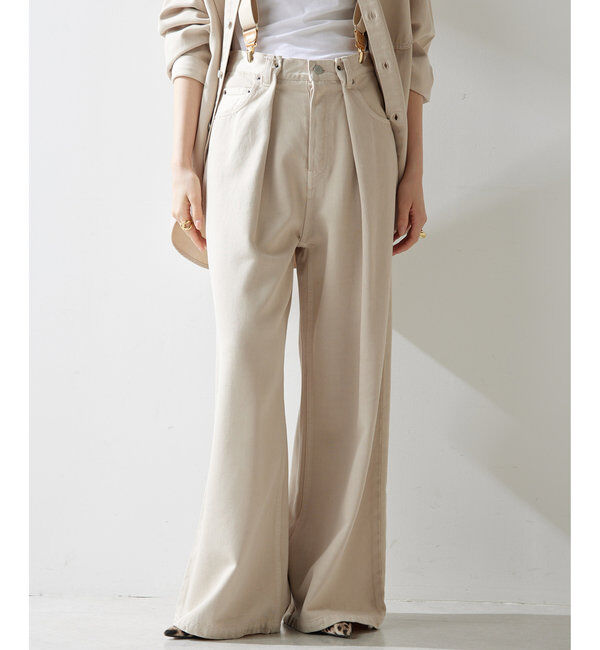  「デニムタックパンツ」|デニム|