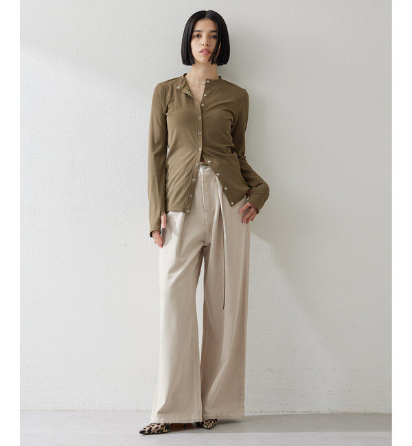  「デニムタックパンツ」|デニム|