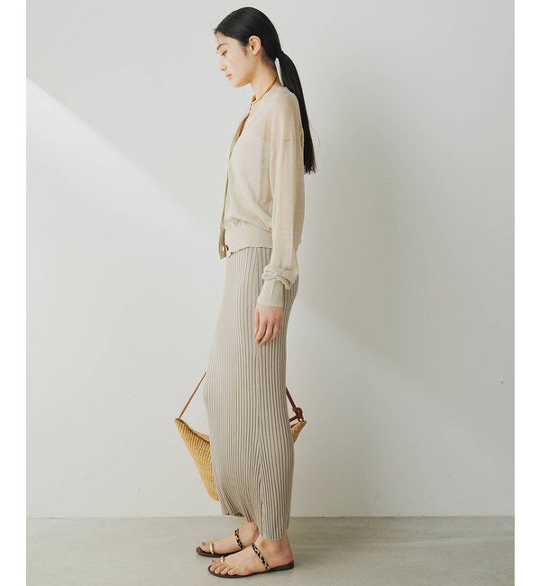  「シアーリネンカーディガン」|ニット・セーター|