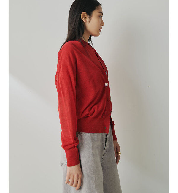  「シアーリネンカーディガン」|ニット・セーター|