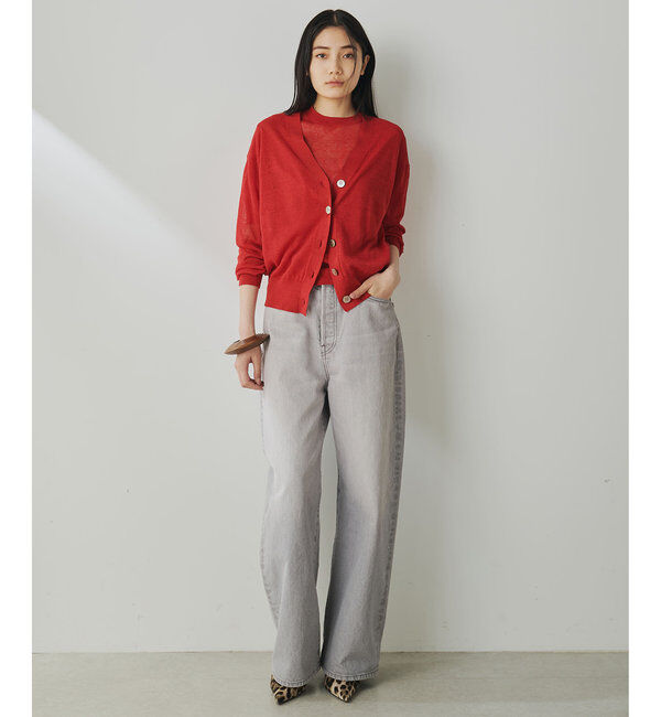  「シアーリネンカーディガン」|ニット・セーター|