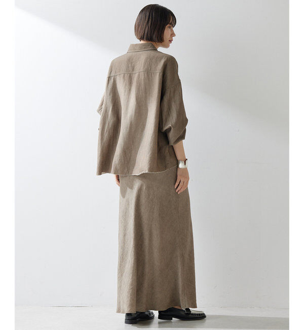  「ツイル顔料染めスカート」|スカート|