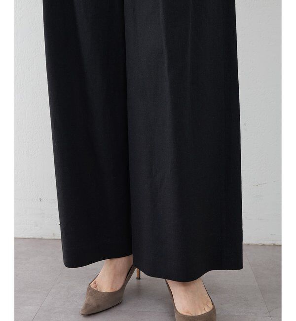 THE PAUSE「【THE PAUSE】コットンリネンタックパンツ」|チノ|