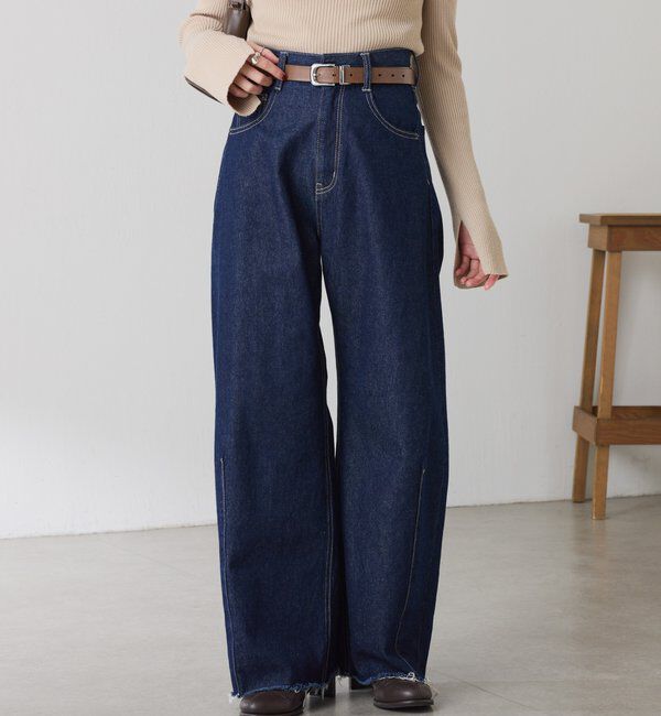  「【累計販売2.４万本】ブルージュデニム」|デニム|インディゴブルー