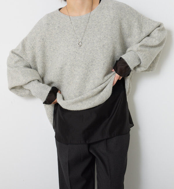  「 裾シアーロンT」|Tシャツ・カットソー|