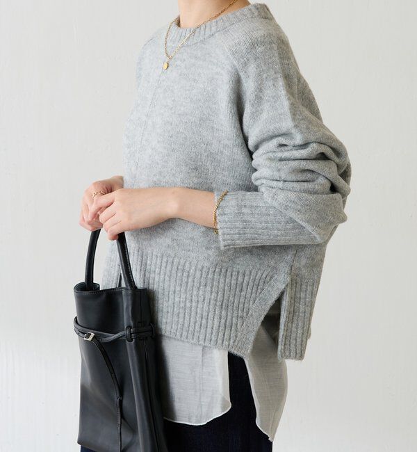  「ヤクライクショートニット」|ニット・セーター|