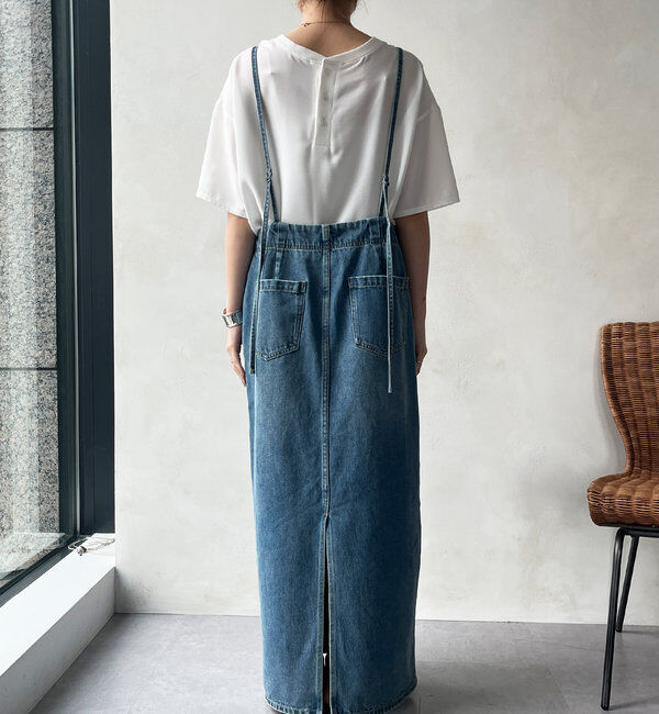  「デニムキャミジャンスカ」|ワンピース|