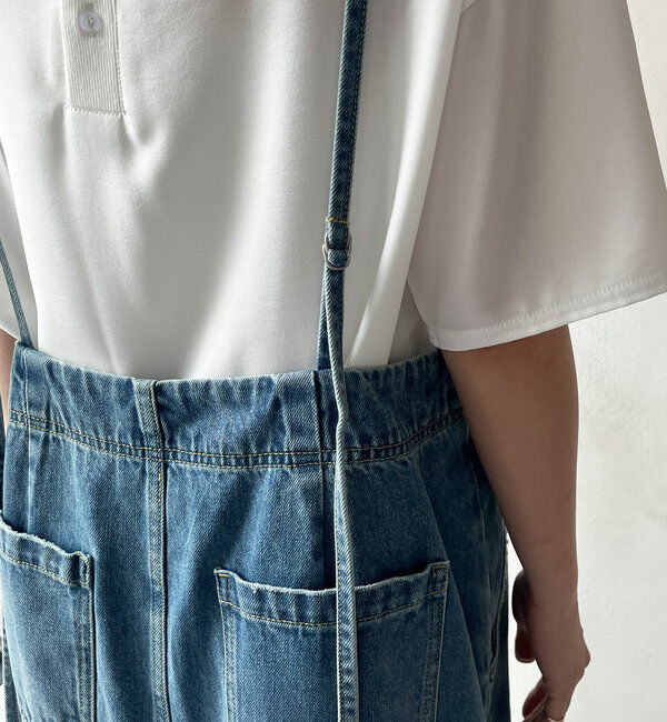  「デニムキャミジャンスカ」|ワンピース|