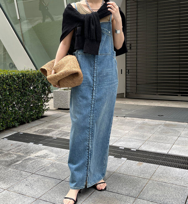  「デニムキャミジャンスカ」|ワンピース|