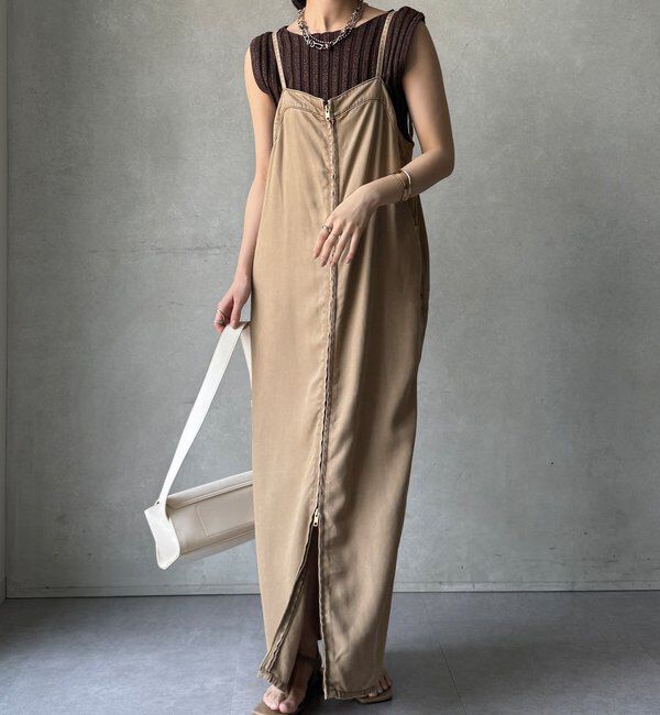  「【WEB限定】ラメリブニットタンク」|ニット・セーター|