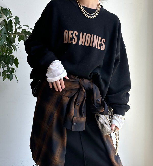  「ボンバーヒートロゴトップス」|Tシャツ・カットソー|ブラック